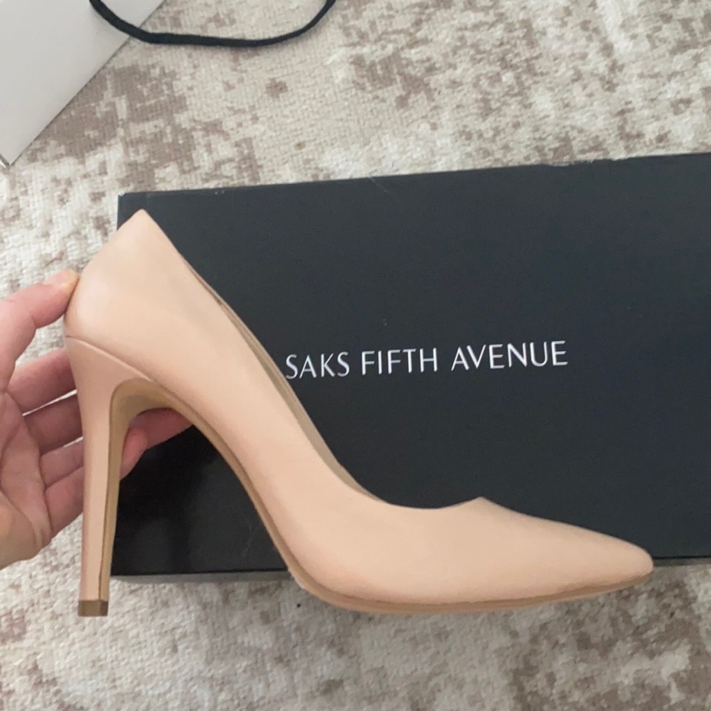 Leather heels size 7